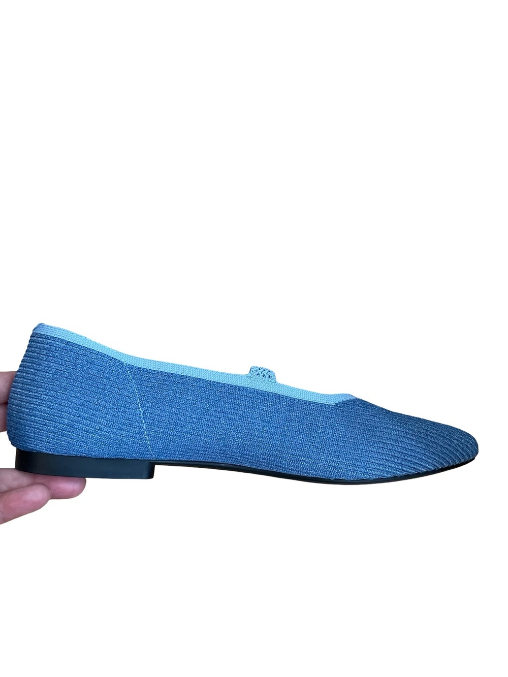 VIVAIA Square-Toe Margot Mary Jane Denim Blue - Picture 10 of 14